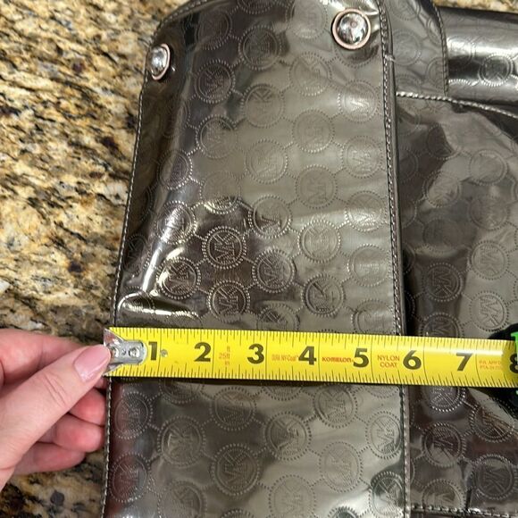 Michael Kors Jet Set East West Mirror Metallic Bronze Color Tote - Picture 7 of 12